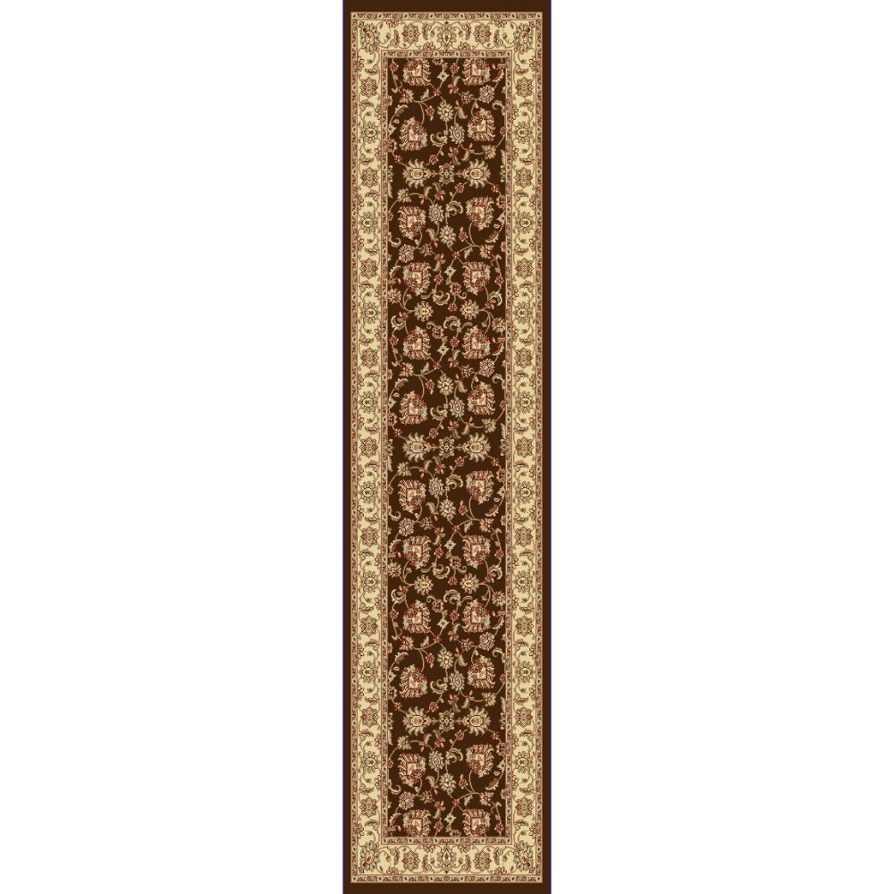 Dynamic Rugs 58020-600 Legacy 2.2 Ft. X 7.7 Ft. Finished Runner Rug in Brown